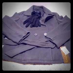 Posh & Rebel NWT Fleece Pea Coat 2XL